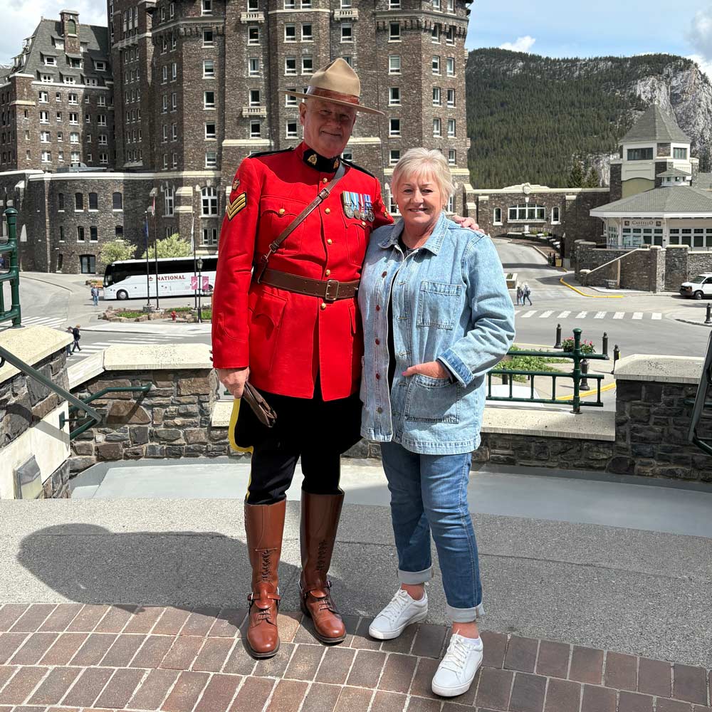 Set against the iconic scenery of Banff National Park, Lyn is enjoying the freedom to explore the world with confidence, supported by the long-term strategy of our Build Wealth Program.